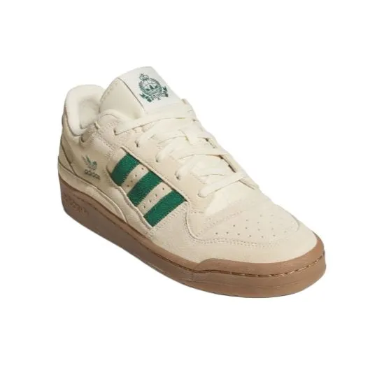 Adidas Forum Low Cl Warm Vanilla Dark Green Ivory-2