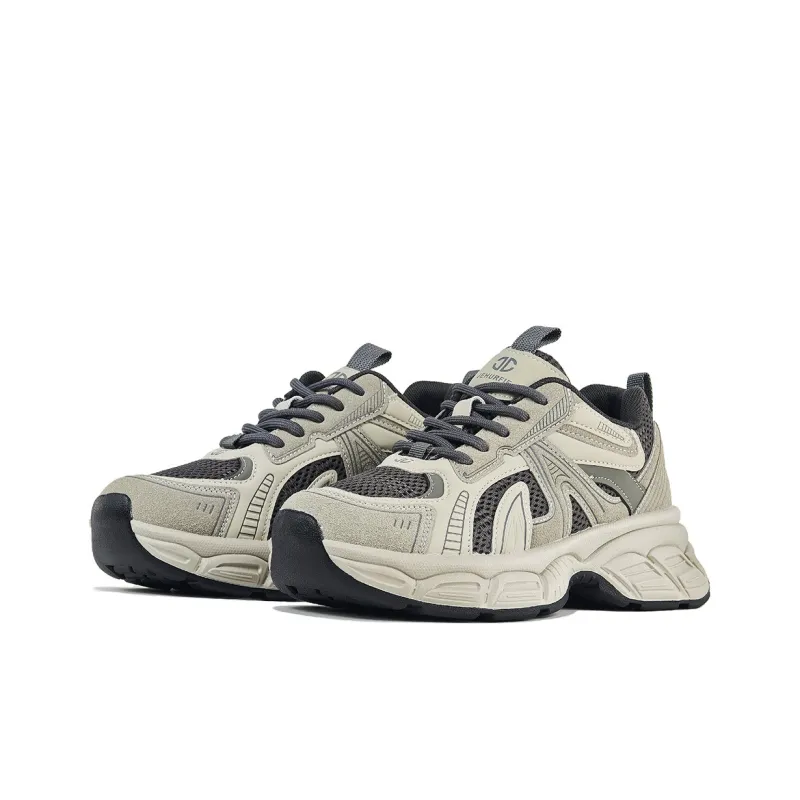 JEHURFIE Slip-Resistant Breathable Moisture-Wicking Lightweight Height-Increasing Low-Top Chunky Sneakers Women's-5