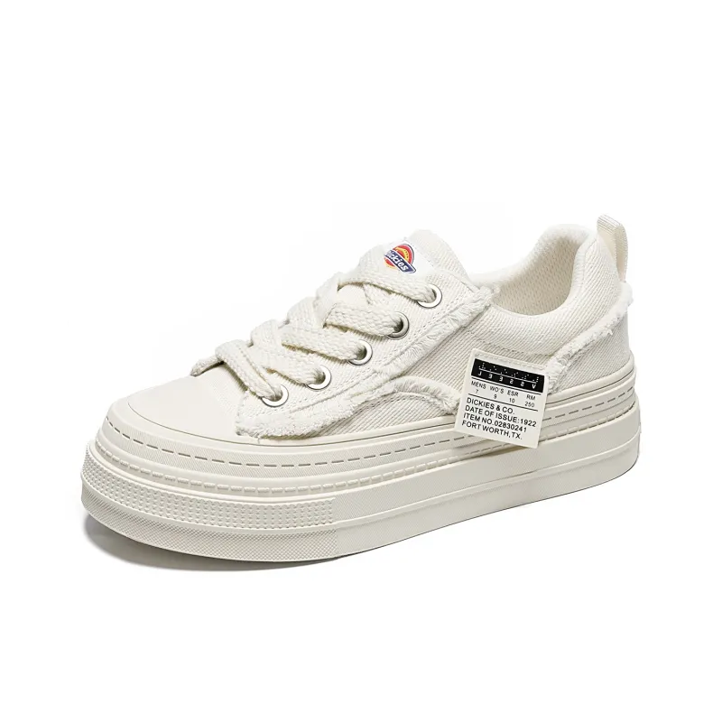 Dickies Low-Top Skateboard Shoes Women's Beige-1