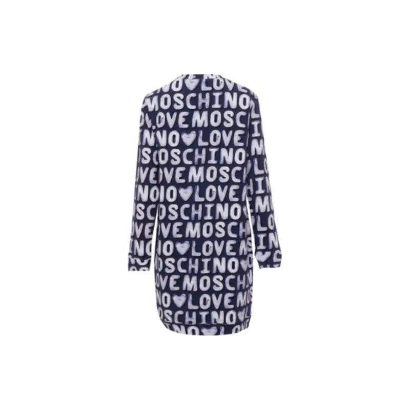 MOSCHINO Long Sleeved Dresses Women's Marine Blue-1