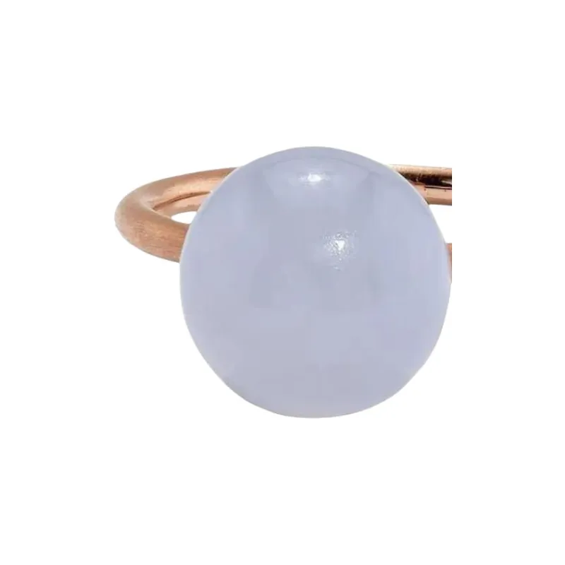 Irene Neuwirth 18kt Rose Gold Medium Gumball Chalcedony Ring-1