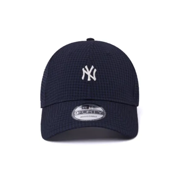 New Era Polyester Baseball Caps Unisex Navy Blue-2