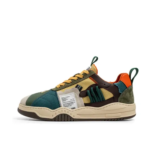 Ant City Slip-Resistant Low-Top Skateboard Shoes Men's