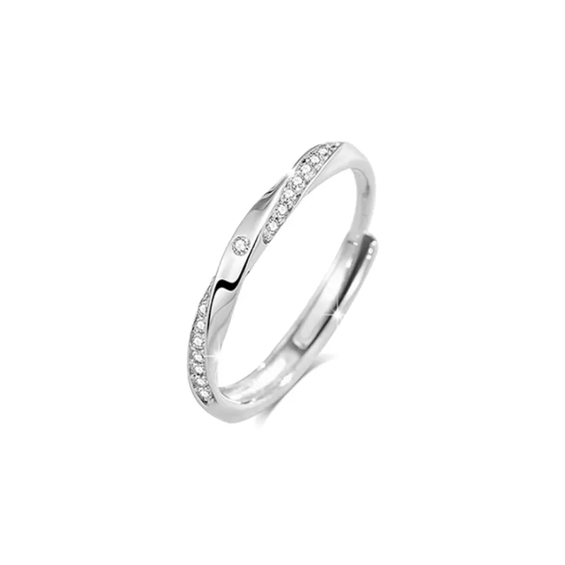 BLANK IN BLANK Sterling Silver Rings Unisex-10