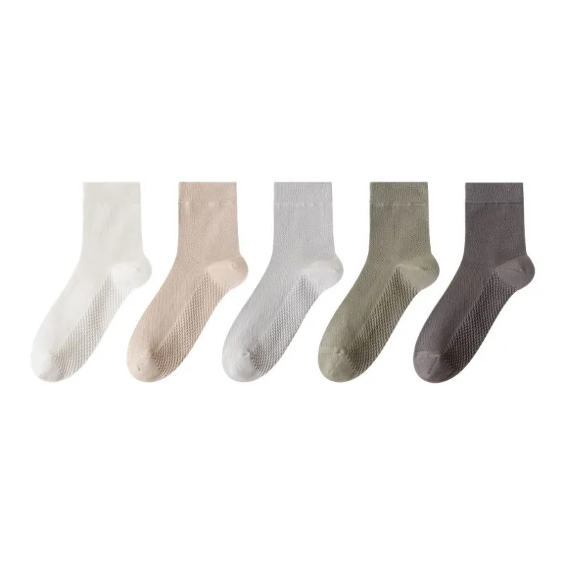 MIIOW Mid-Calf Socks Men's 5 Pack-2