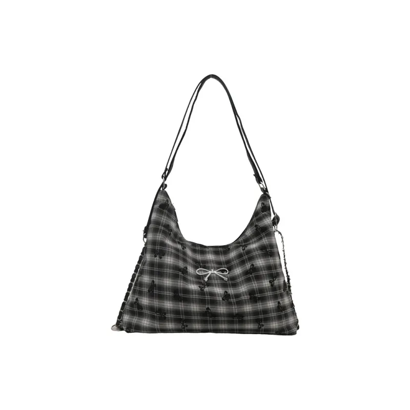 AOSONG Canvas Canvas Bag Shoulder Bags Regular Unisex Black/Red/Brown-4