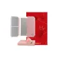Cherry Blossom Pink Leather Texture Folding Mirror Box[Box+Shopping Bag+Three Lights]