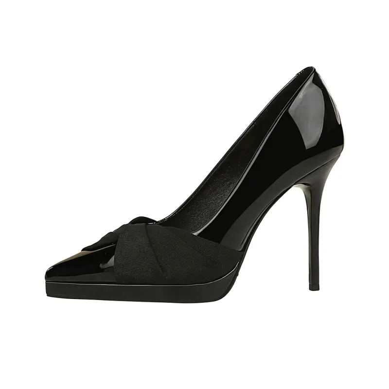 QITUMAUL Slim Heel High Heels Women's-0