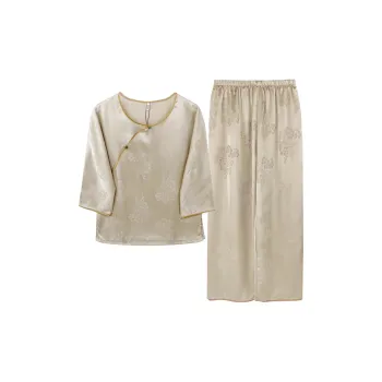 Shanghai Story Pajama Set Women's Champagne Gold