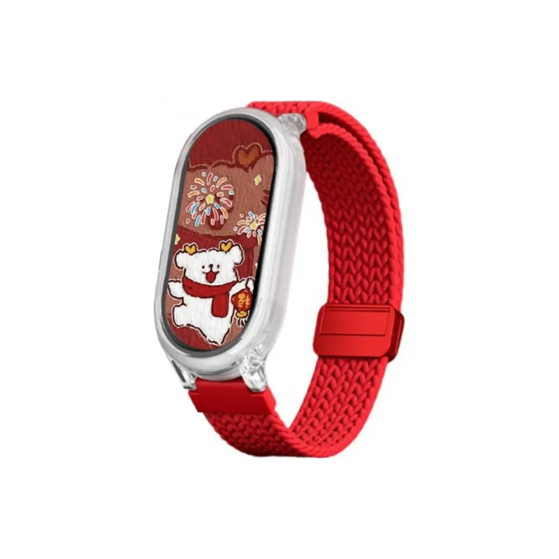 Mr. Strap Watch Bands Xiaomi Compatibility 145~210mm Fabric Material Unisex-0