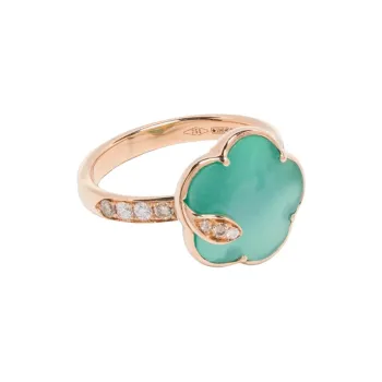 Pasquale Bruni 18K Rose Gold Petit Joli Lunaire Diamond Ring