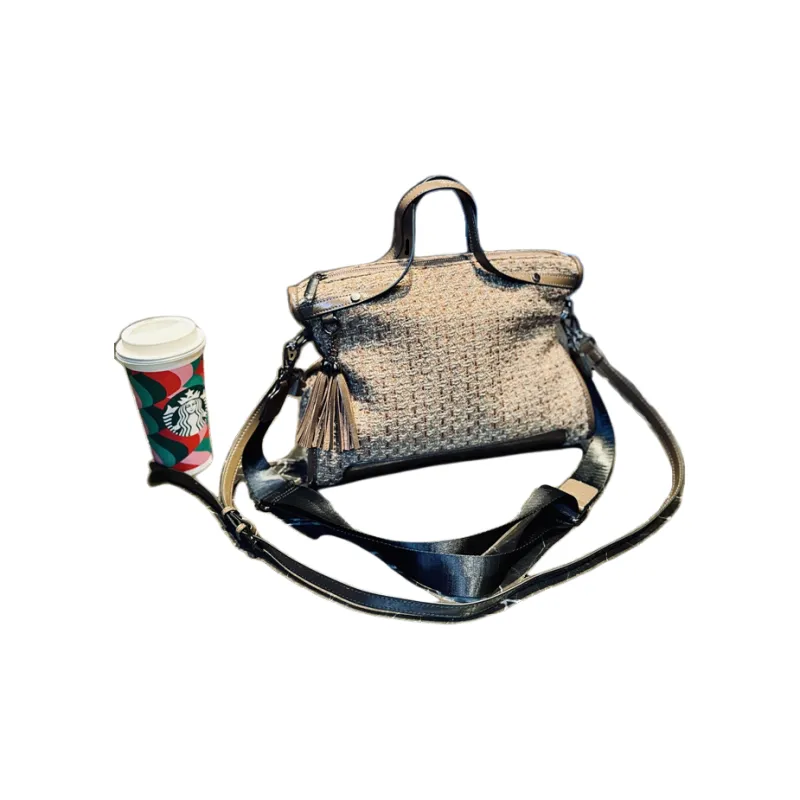 BEMIX PETS Cow Leather Handbag Regular Women's Multicolor-5