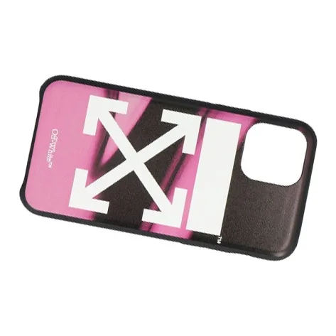OFF WHITE Polyurethane Material Pink Arrow Fluid Melting Lid Phone Cases Compatibility IPhone 11 Pro Refreshing-2