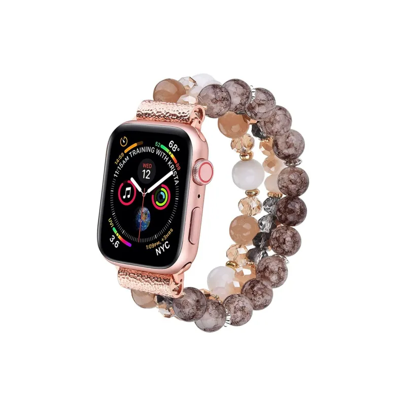 Vobafe Watch Bands Apple Compatibility 142-145mm Stainless Steel Metal Unisex-1