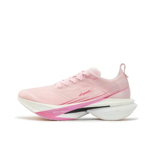 361° Flying Dragon 2.0 Running Shoes Men Low Top Pure White Powder/Bubble Gum Pink