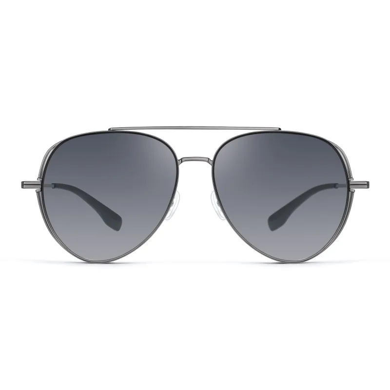 PULAIS Plate Alloy Frame Aviator Sunglasses Unisex-1