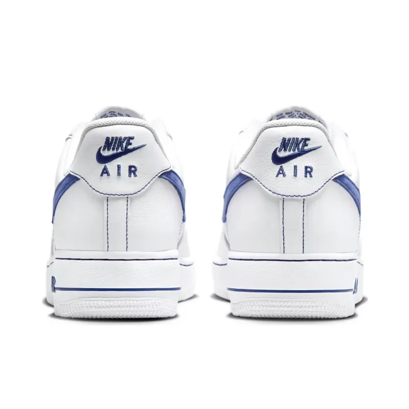Nike Air Force 1 Low '07 LV8 White Deep Royal Blue-4