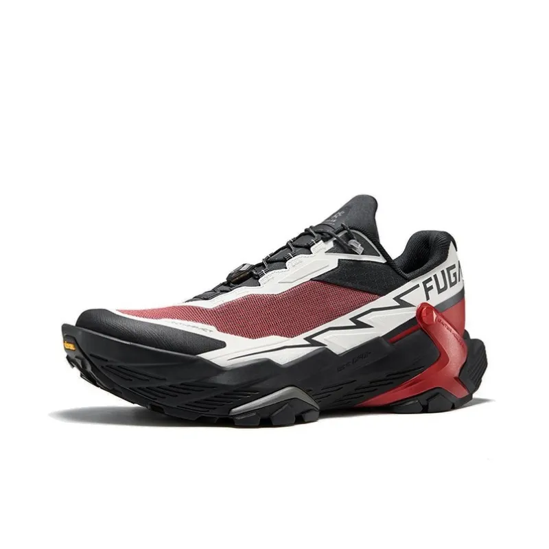 KAILAS FUGA Slip Resistant, Abrasion Resistant, Breathable, Lightweight Low Top Trail Running Shoes Women's Black Red-1