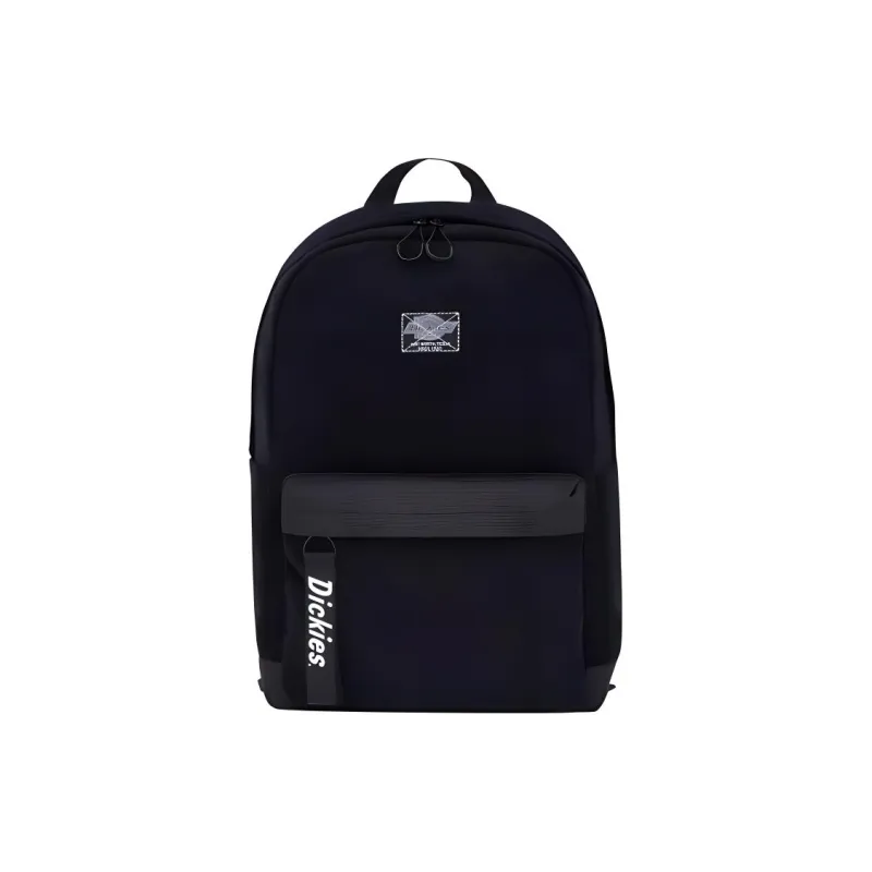 Dickies Polyester Backpack Medium Size Unisex Black-0
