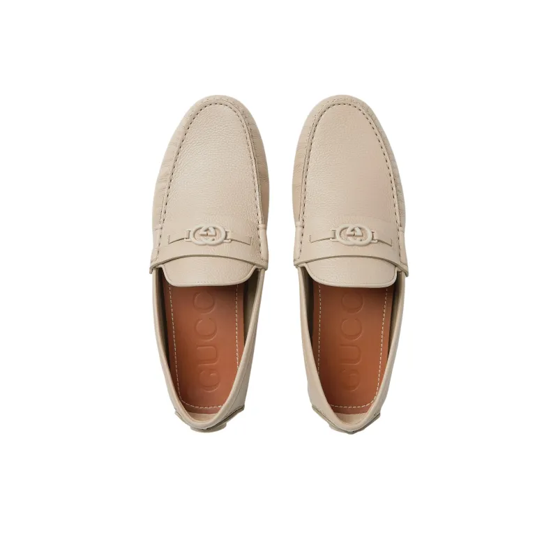 GUCCI Loafers Men's Light Brown-3