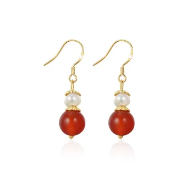 QIMEILA Copper Alloy Earrings Women's