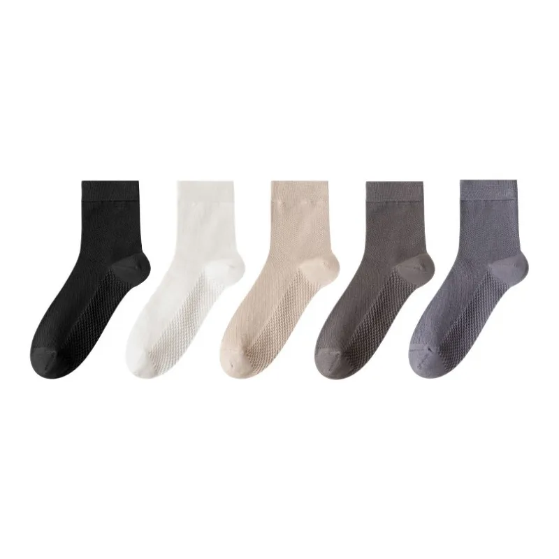 MIIOW Mid-Calf Socks Men's 5 Pack-5