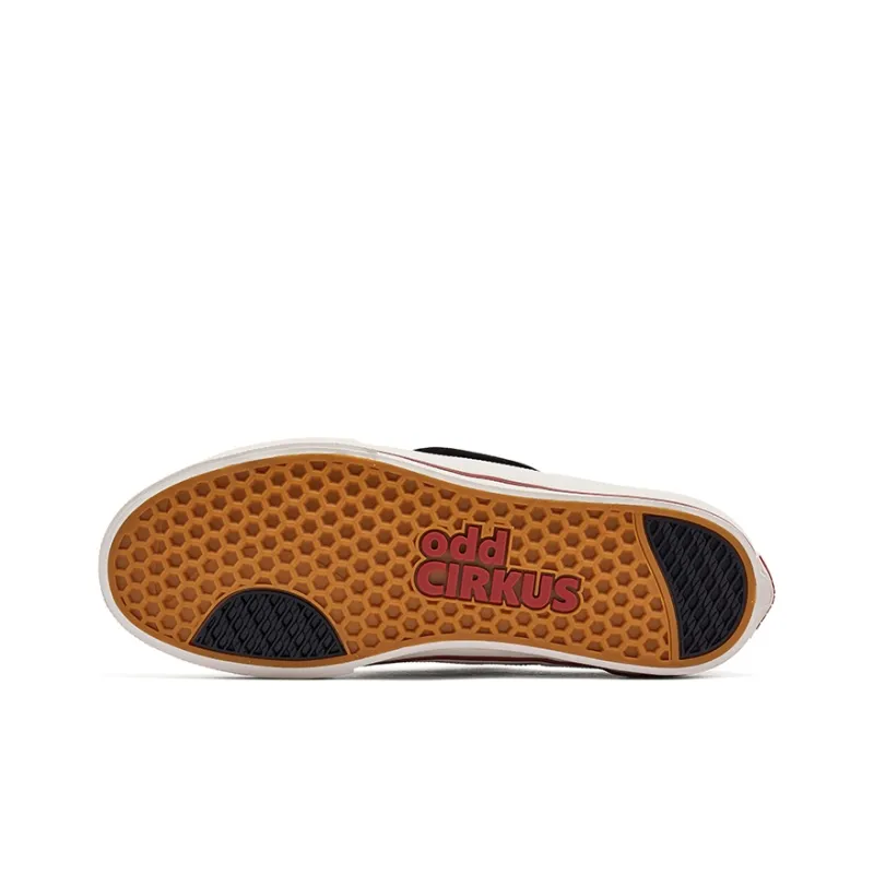 OddCIRKUS Astley Pro Flippie Anti Slip And Wear Resistant Balance Low Top Skateboard Shoes Unisex Black Red-5