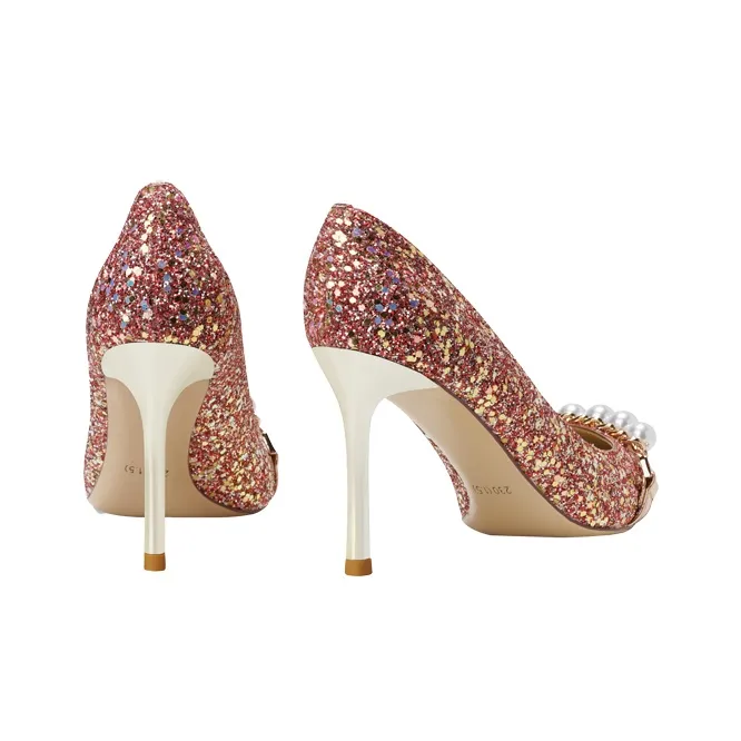 Dunnu Slim Heel High Heels Women's Box Included-2