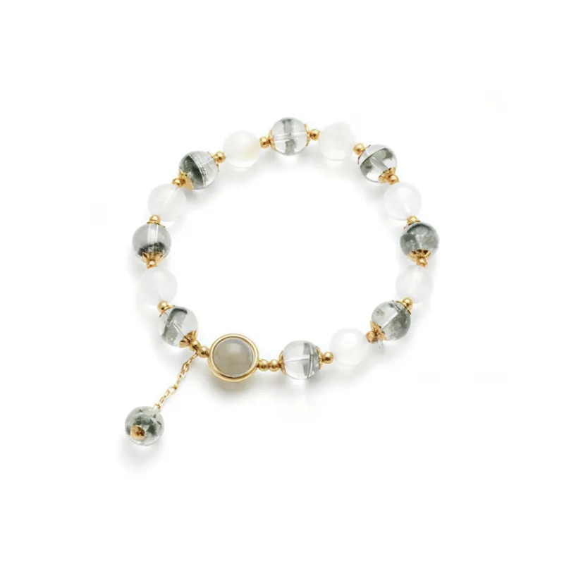 Yi Mingju Crystal Jade Bracelets Women's-0