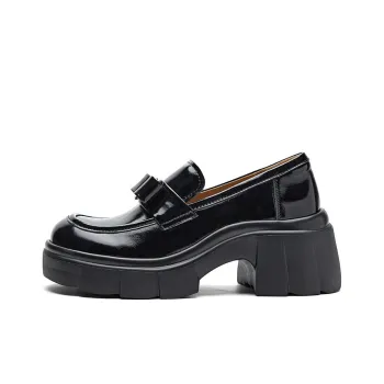 NINE WEST Chunky Heel High Heels 6.5cm Women's Black