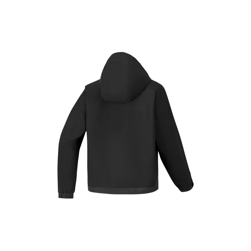 Skechers SS25 Water-Resistant Windproof Breathable Windbreaker Jacket Women's Carbon Black-1
