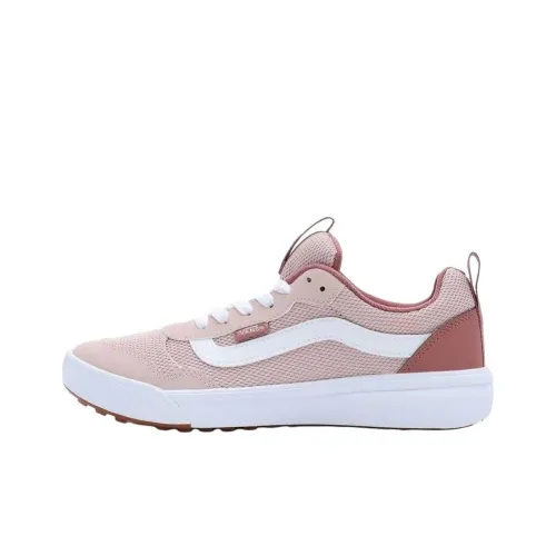 Vans Range Anti Slip Wear Resistant Low Top Casual Shoes Women's Pink