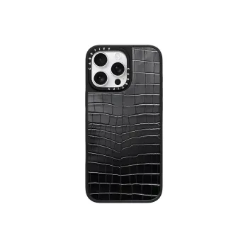 CASETIFY Synthetic Leather Material Crocodile Pattern Phone Cases Compatible With IPhone 16 Collection Business Formal