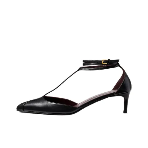 KHAITE Mia Slim Heel High Heels 4.5cm Women's Black