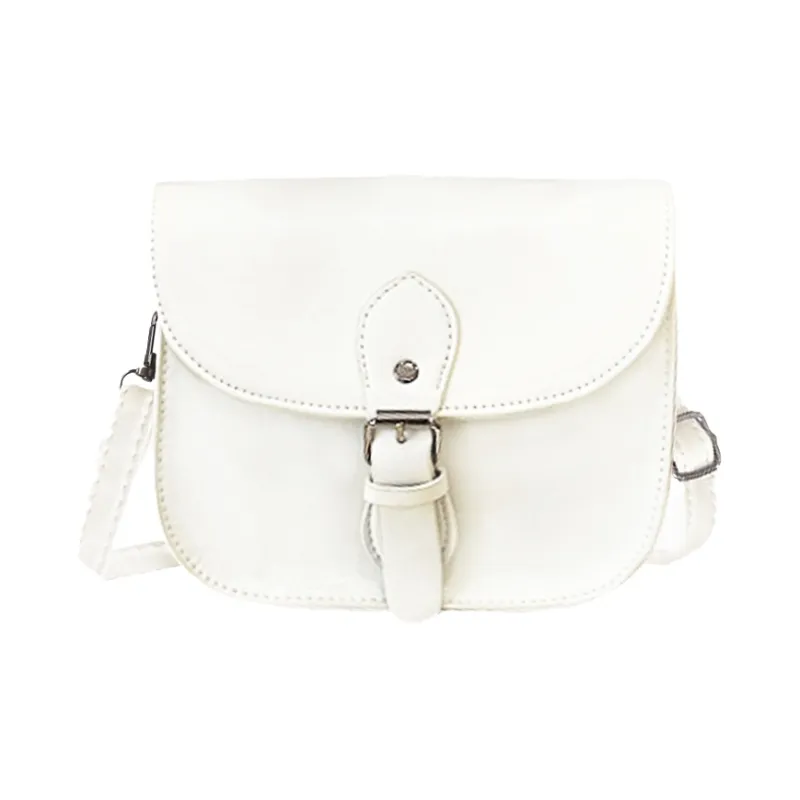 AOSONG PU Crossbody Bag Unisex White/Black/Burgundy/Khaki/Coffee-10