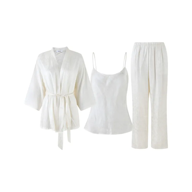 MY BODY Pajama Set Women's White-0