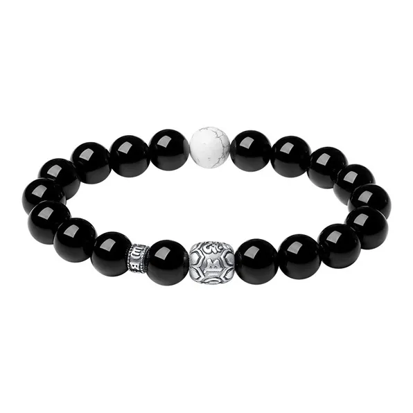 Ancient Jewelry Obsidian Jade Bracelets Unisex-0