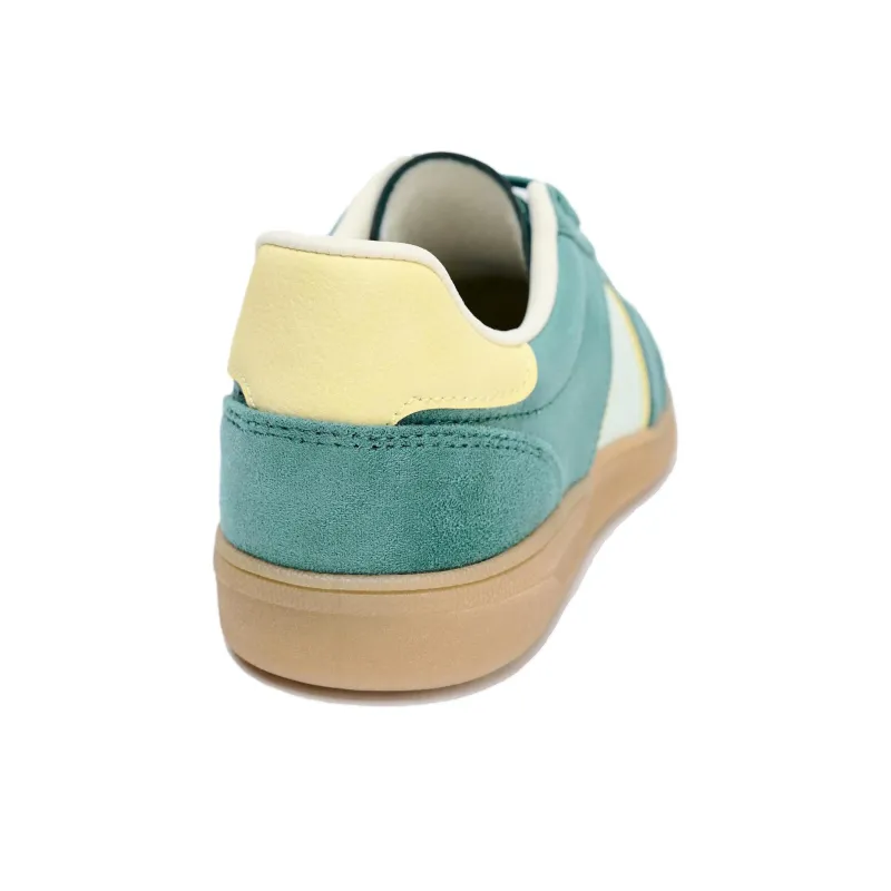 ZARA Low-Top Skateboard Shoes Women's Green-3