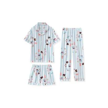WANANNI Pajama Set Women's Blue