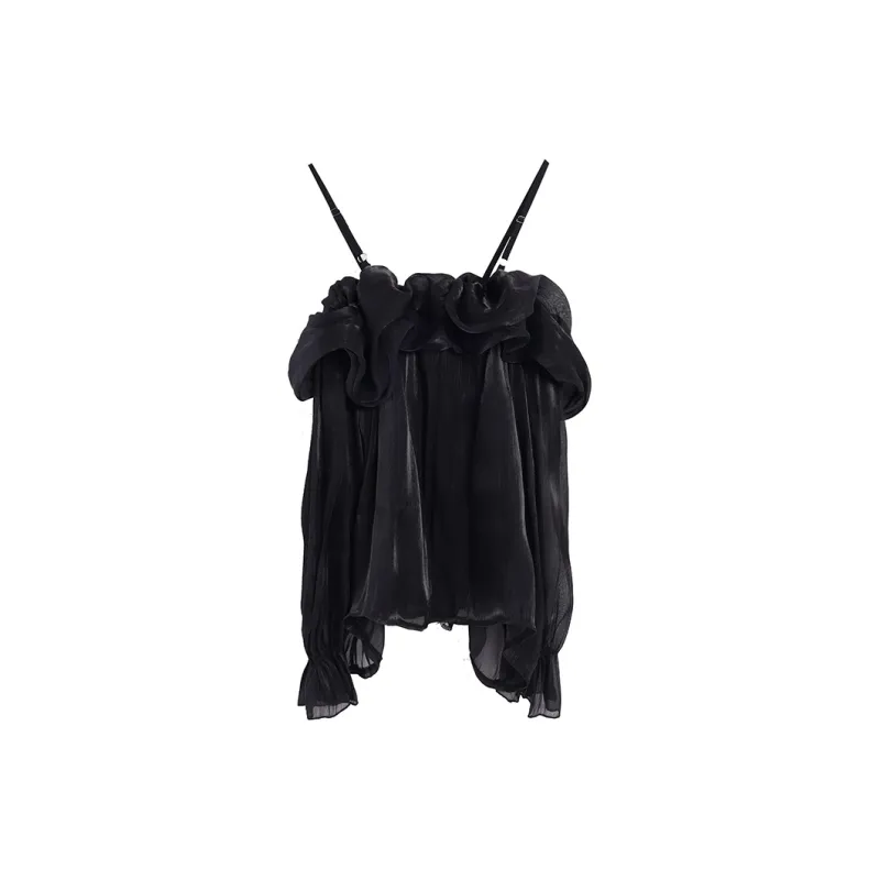 DEDY Chiffon Shirts Women's-8