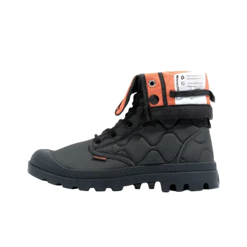 Palladium Ankle Boots Unisex Black Orange