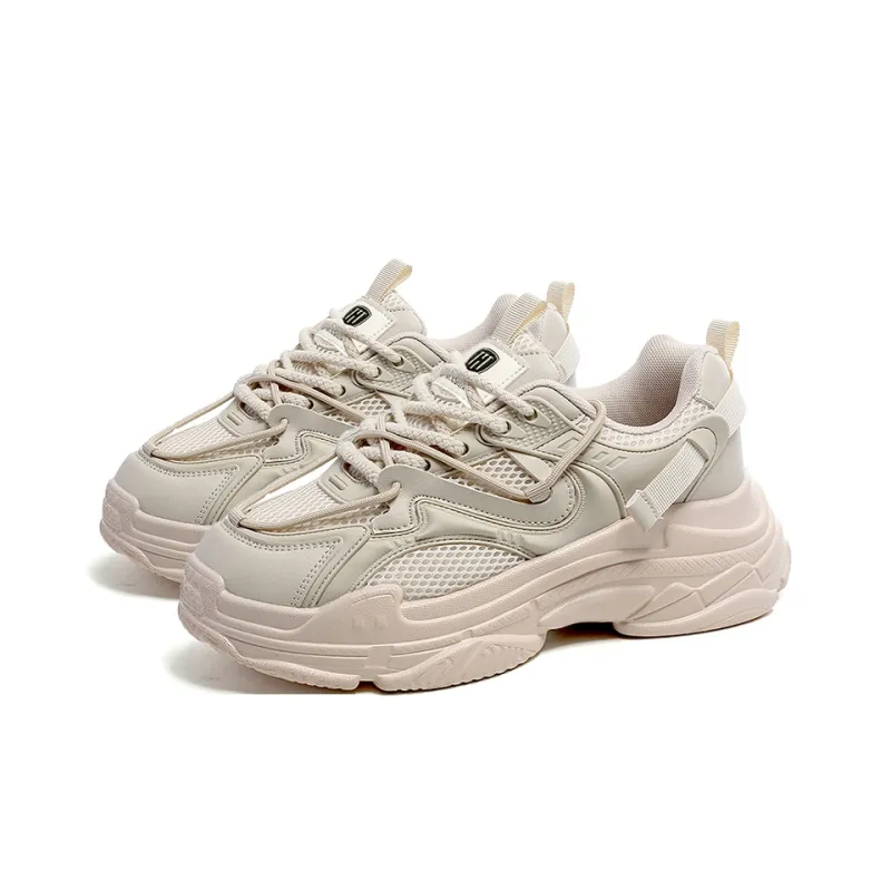 HACKBUTEER Low-Top Chunky Sneakers Unisex Box Included-3