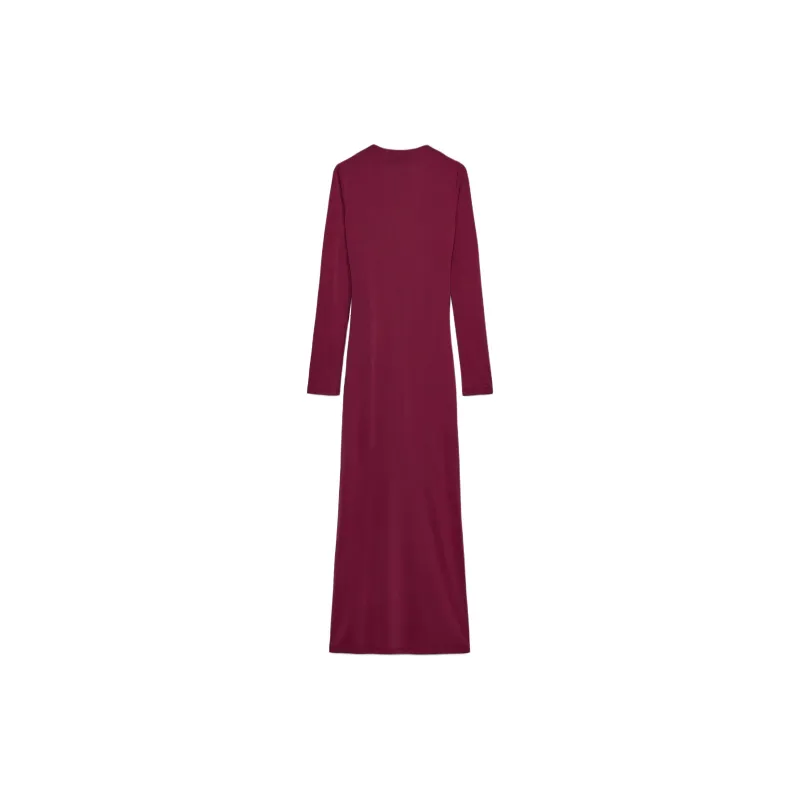 ZARA Long-Sleeved Dresses Women's Red-1