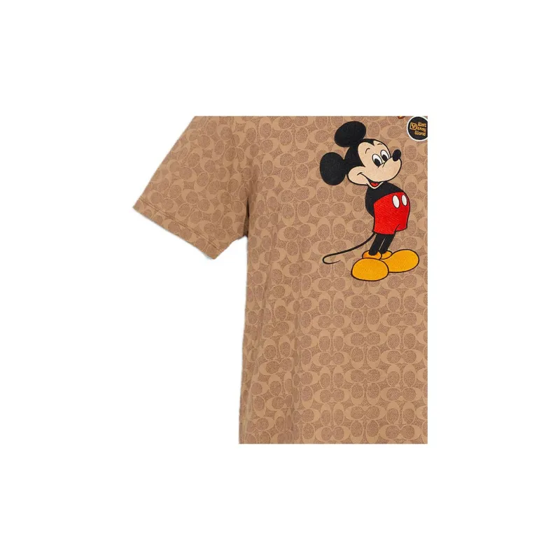 Disney X COACH T-Shirts Men Khaki-4