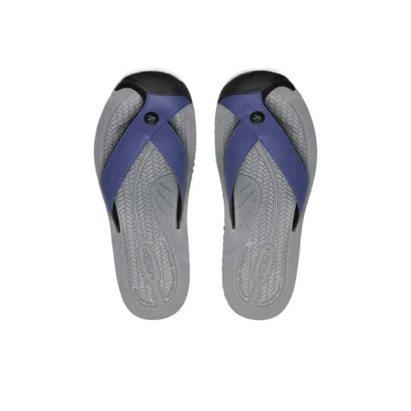 KEEN Barbados Odor Resistant Flip Flops Men's Blue-2