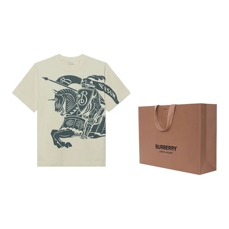 Burberry EKD print Cotton T shirt-2