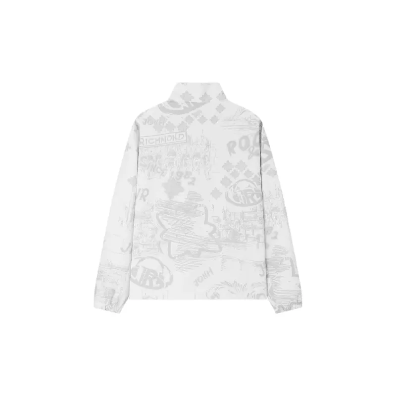 JOHN RICHMOND SS25 Jacket Men's Raw White Plant-1