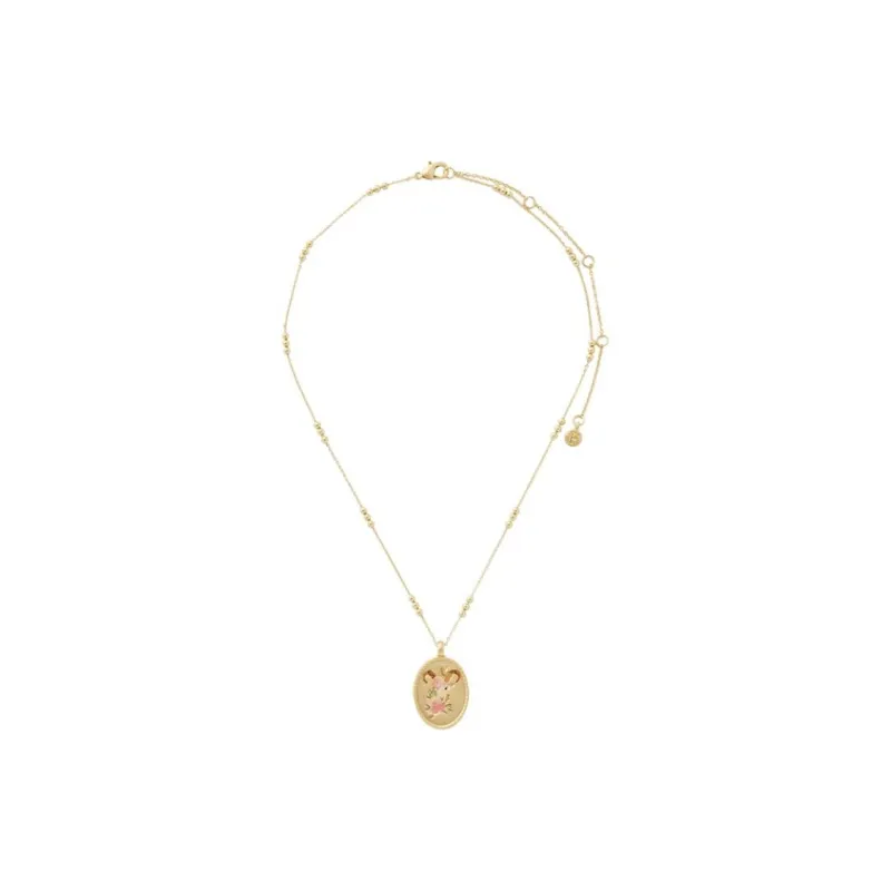 Fable Enamel Necklaces Unisex Gold-0