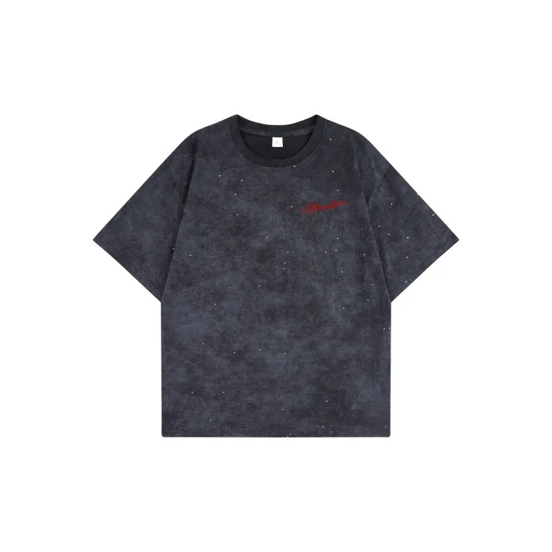Kepu T-Shirt Unisex Navy Blue With Red Print-5