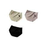 C Set-Ribbed Cat Shadow-Green+Purple+Black (3 Pack)